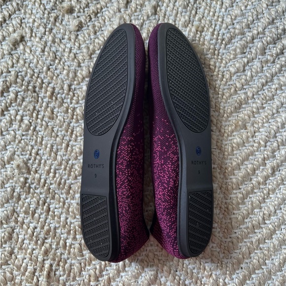 Rothy's Purple Fig Python Flats - Picture 7 of 8